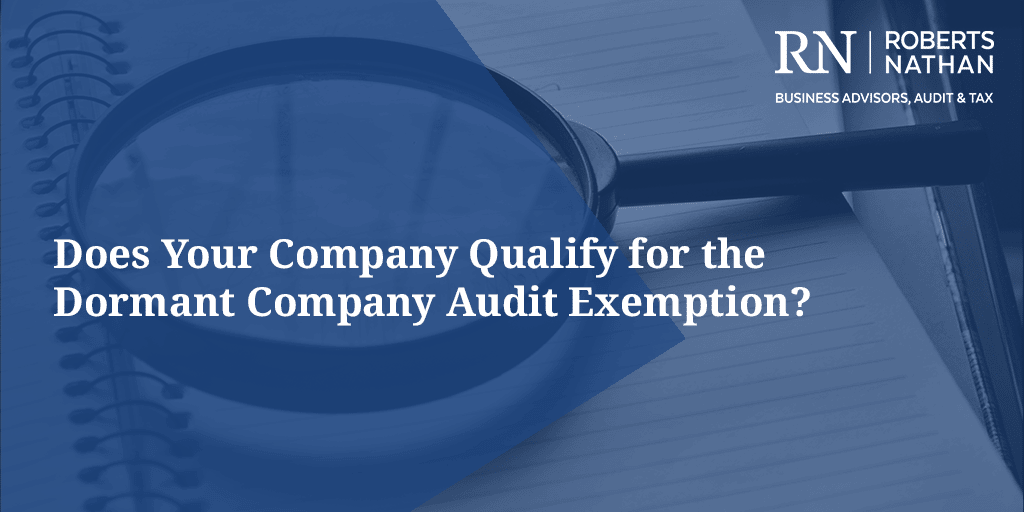dormant company audit exemption